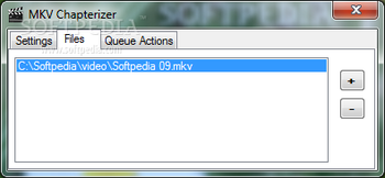 Portable MKV Chapterizer screenshot 2