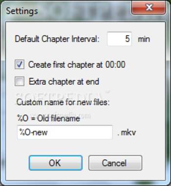 Portable MKV Chapterizer screenshot 4
