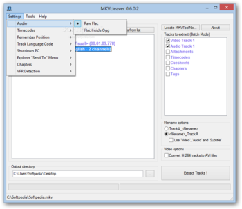 Portable MKVCleaver screenshot 2