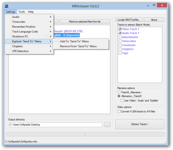 Portable MKVCleaver screenshot 5