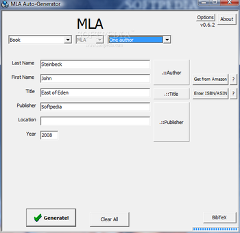 Portable MLA Auto-Generator screenshot