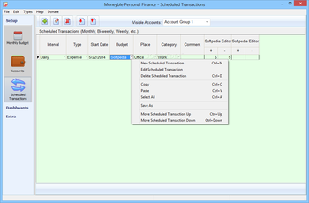 Portable Moneyble Personal Finance screenshot 3