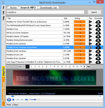 Portable Mp3FreeZe Downloader screenshot