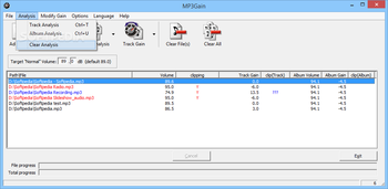 Portable MP3Gain screenshot 2