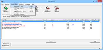Portable MP3Gain screenshot 3