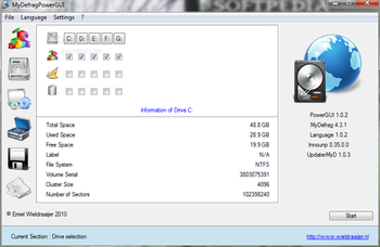 Portable MyDefragPowerGUI screenshot 5
