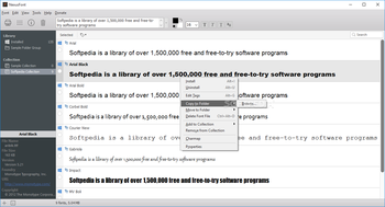 Portable NexusFont screenshot