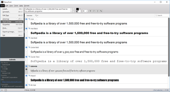 Portable NexusFont screenshot 2
