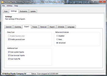 Portable NoVirusThanks Malware Remover Free screenshot 6