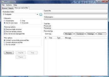 Portable NTFS Undelete screenshot 2
