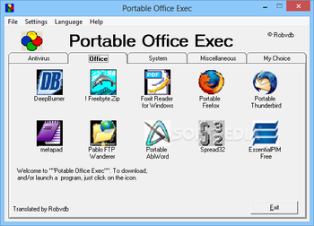 Portable Office Exec screenshot 2