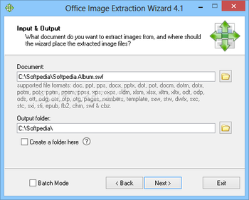 Portable Office Image Extraction Wizard screenshot