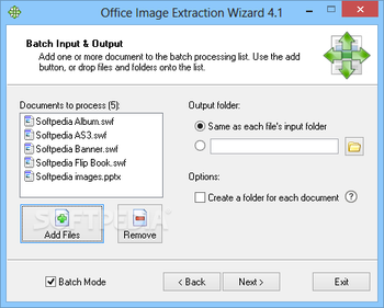 Portable Office Image Extraction Wizard screenshot 2