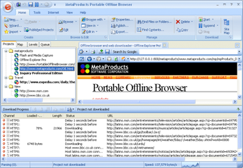 Portable Offline Browser screenshot