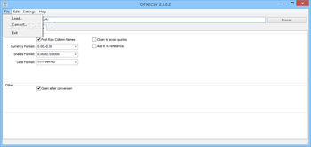 Portable OFX2CSV screenshot 4