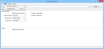 Portable OFX2CSV screenshot 5