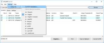 Portable OFX2PDF screenshot 6