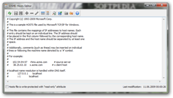 Portable OSHE: Hosts Editor screenshot 2