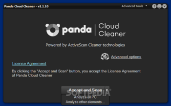 Portable Panda Cloud Cleaner screenshot