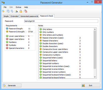 Portable Password Generator screenshot 7