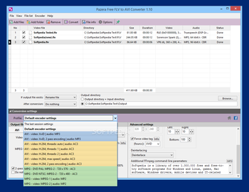 Portable Pazera Free FLV to AVI Converter screenshot 3