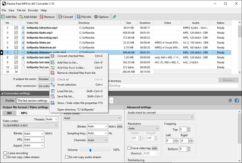 Portable Pazera Free MP4 to AVI Converter screenshot 2