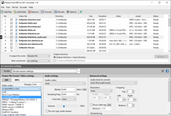 Portable Pazera Free MP4 to AVI Converter screenshot 3