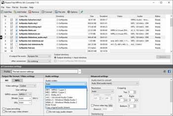 Portable Pazera Free MP4 to AVI Converter screenshot 4