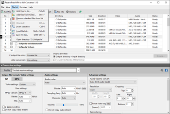 Portable Pazera Free MP4 to AVI Converter screenshot 7