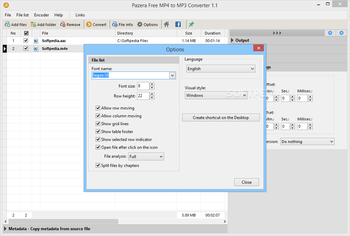 Portable Pazera Free MP4 to MP3 Converter screenshot 5