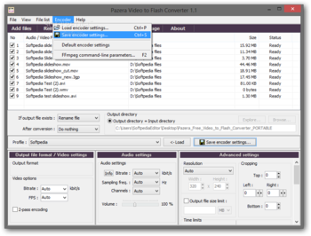 Portable Pazera Free Video to Flash Converter screenshot 5