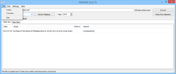 Portable PDF2CSV screenshot 2