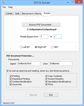 Portable PDFTK Builder screenshot 4