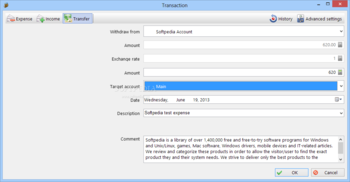 Portable Personal Finances Free screenshot 3