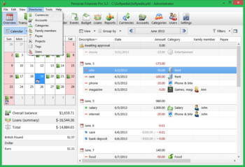 Portable Personal Finances Pro screenshot 12