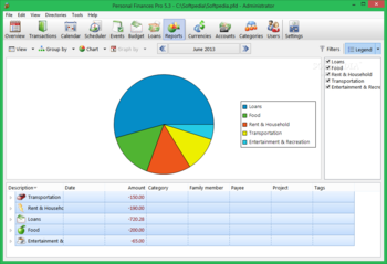 Portable Personal Finances Pro screenshot 9