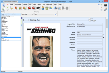 Portable Personal Video Database screenshot 4