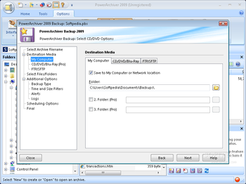 Portable PowerArchiver 2009 screenshot 10