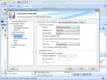 Portable PowerArchiver 2009 screenshot 12