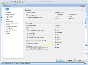 Portable PowerArchiver 2009 screenshot 16