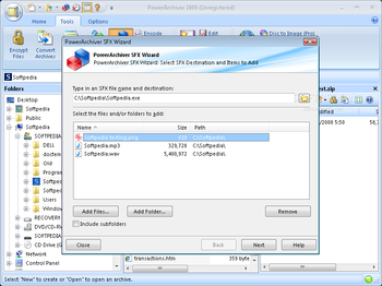 Portable PowerArchiver 2009 screenshot 6