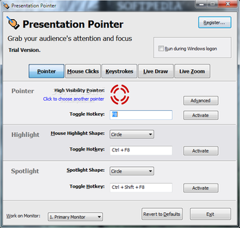 Portable Presentation Pointer screenshot 2