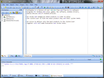 Portable PyScripter screenshot