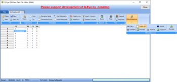 Portable Q-Eye QlikView Data File Editor screenshot