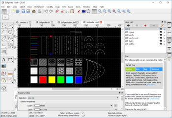 Portable QCAD Professional screenshot