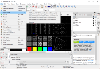 Portable QCAD Professional screenshot 2