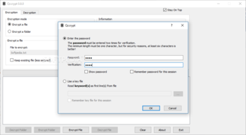 Portable Qccrypt screenshot 2