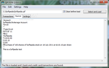 Portable QIF2OFX screenshot 2