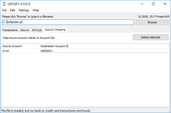 Portable QIF2QFX screenshot 4