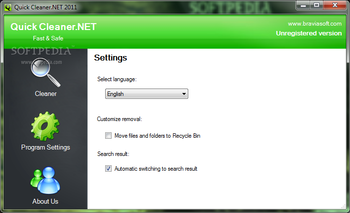 Portable Quick Cleaner.NET screenshot 3